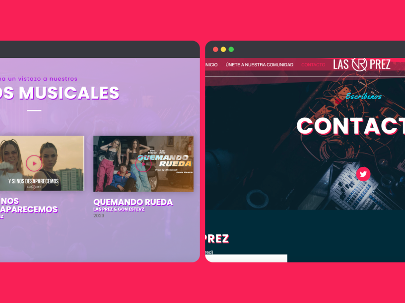 Pop Singers’ Website